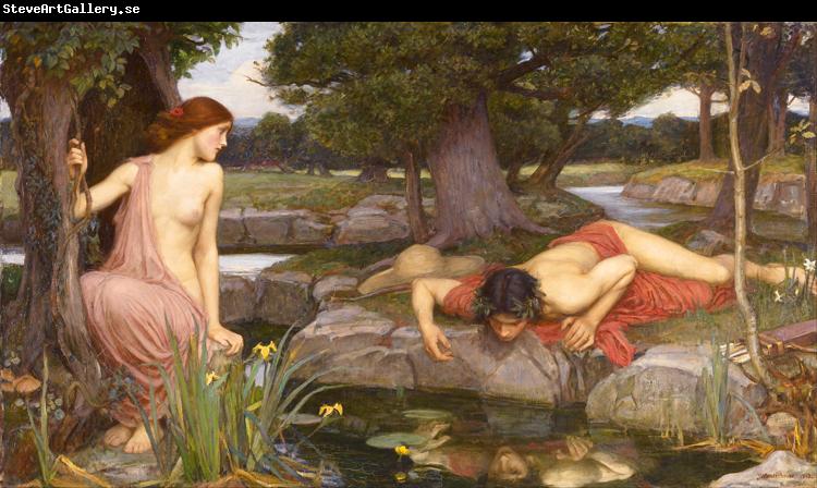 John William Waterhouse E-cho and Narcissus (mk41)